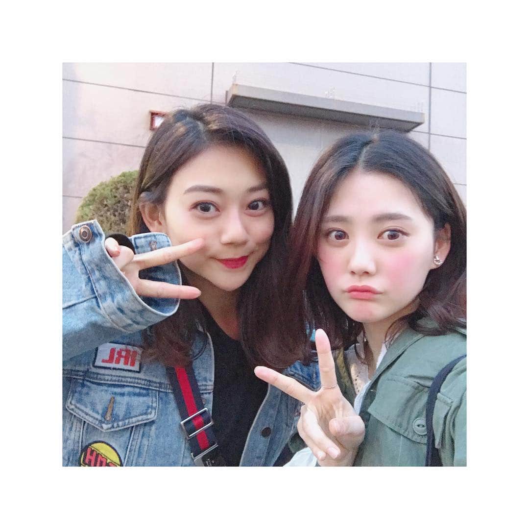 のインスタグラム：「あー本当久しぶりに会ったの！きたかなーー💕💕 大人っぽくなってて可愛さ増してて何でも話せる落ち着いたいい子😭すきだ〜〜😘😘本当に楽しかったお互いお仕事頑張っていこうねまた現場一緒になりたいなぁ☺️💕💕💕 #踊る大空港 ぶり！ #北香那 #指出瑞貴 #女優 #photo #daily #데일리  #followme #instagood #instagram #인스타그램 #sashidemizuki #사시데미즈키」