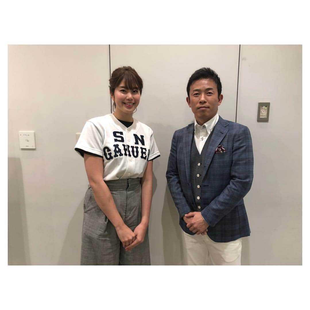 稲村亜美さんのインスタグラム写真 - (稲村亜美Instagram)「今日は朝から撮影です❤️すっかりあったかくなりセンバツ甲子園もはじまり春だなーと感じています🙌🏻🙌🏻🙌🏻🙌🏻MBS みんなの甲子園にでている赤星さんと！！！これでいつもセンバツの情報はチェックしています！！毎回感動しますー😂😂😂😂時間があれば見に行きたいな〜 #みんなの甲子園」3月29日 8時50分 - inamura_ami