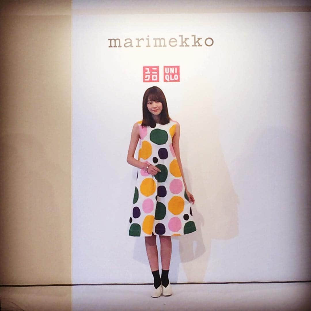 桐谷美玲さんのインスタグラム写真 - (桐谷美玲Instagram)「UNIQLO×marimekko 新作発表会👏 #uniqlo #marimekko」3月29日 16時22分 - mirei_kiritani_