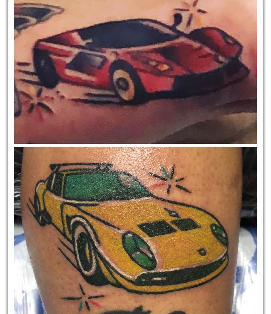 山本”KID”徳郁さんのインスタグラム写真 - (山本”KID”徳郁Instagram)「Got new tattoo with @skoloct ✌️ “Lamborghini jota” and “la Ferrari” At Mustang tattoo🐎 Thank you @tana_tattooer  #lamborghinijota #lamborghini #lamborghinitattoo #bff」3月30日 23時15分 - kid_yamamoto