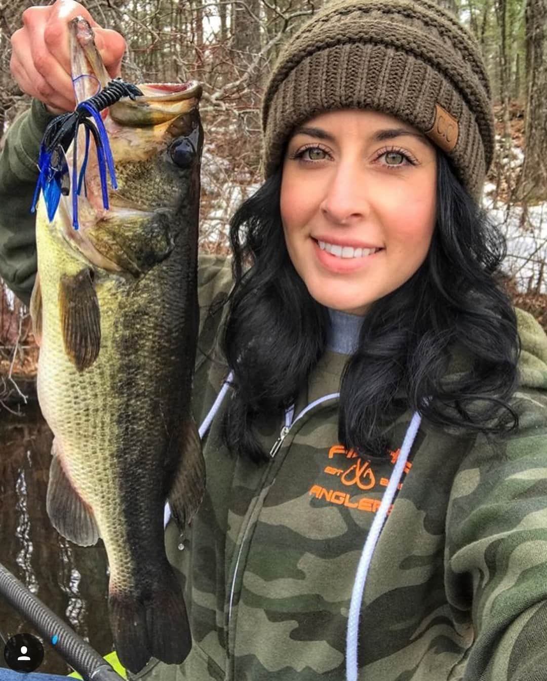 Filthy Anglers™さんのインスタグラム写真 - (Filthy Anglers™Instagram)「Filthy Female Friday’s are back. Team Filthy member and OG Amy @amyjbasslady from NH got on her first bass of the season. Pretty sure she went out and melted the ice herself just to get back on the water, per usual she found the bass on her go to baits @doomsdaytackle . She is also the first person to be posted in our new camo full zip hoody (second photo.) Congrats @amyjbasslady you are Certified Filthy. www.filthyanglers.com #fishing #teamfilthy #anglerapproved #filthyfemale #catchandrelease #bassfishing #girlswhofish #nh #basslady #pdf #teamfilthy #getfilthy #ladyangler #bassfishing #largemouth #doomsdaytackle #filthyanglers」3月31日 2時51分 - filthyanglers