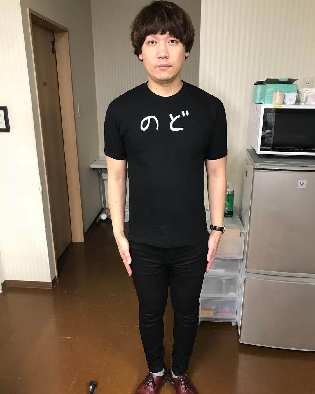 のインスタグラム：「今日のTシャツ  のど  2018.2/23 #今日のTシャツ #のど #truffe #Tshirt #2018 #2/23 #Throat #Sutras #大宮 #Omiya #ラクーン #raccoon #me #tbt #love #cute #instlike #instgood」