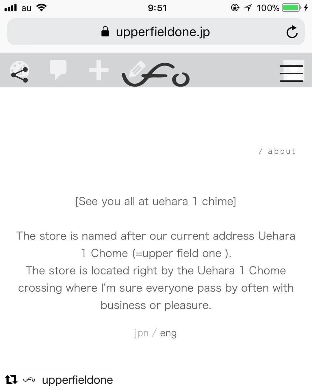 千壽公久さんのインスタグラム写真 - (千壽公久Instagram)「ウェブサイトオープンしました☝️ . #Repost @upperfieldone ・・・ 大変遅れましたがUFOのWEBSITEをオープン致しました。それに伴いOnline Shopもオープン致しましたので合わせてご覧になって下さい。よろしくお願いします😊 . https://upperfieldone.jp . #upperfieldone」3月8日 10時09分 - kimihisa_senju