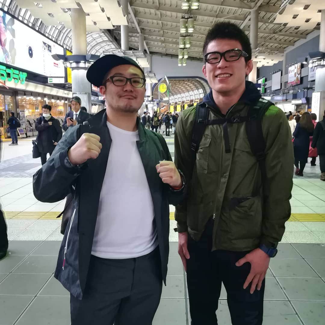 青木真也のインスタグラム：「今週二回目。三浦さん。#GO#格闘技#柔道#昔#ファイター#インスタグラムといえば格闘技」