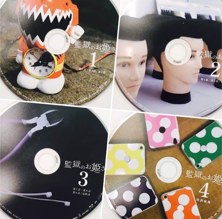 TBS「監獄のお姫さま」のインスタグラム：「DVD&blue-ray発売まであと14日になりました！ レーベルデザインを初公開！  #監獄のお姫さま #待ちに待った発売日 #DVDと #blue-rayで #デザインが違う #両方欲しい  #レーベルデザイン見るだけで #ワクワクする #ぎゅうベア #角刈り #懐かしい」