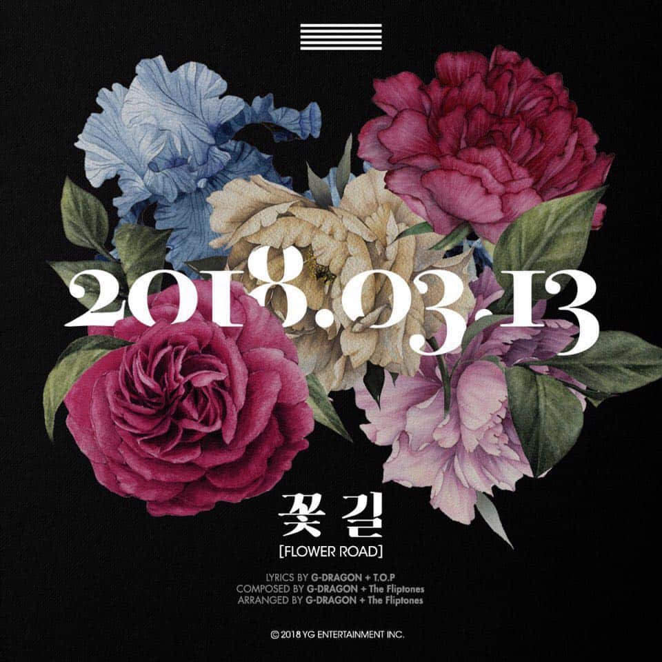 SOLさんのインスタグラム写真 - (SOLInstagram)「New song  #꽃길 #FlowerRoad #20180313 #BIGBANG 💐🌹🌷🌺🌸」3月10日 12時13分 - __youngbae__