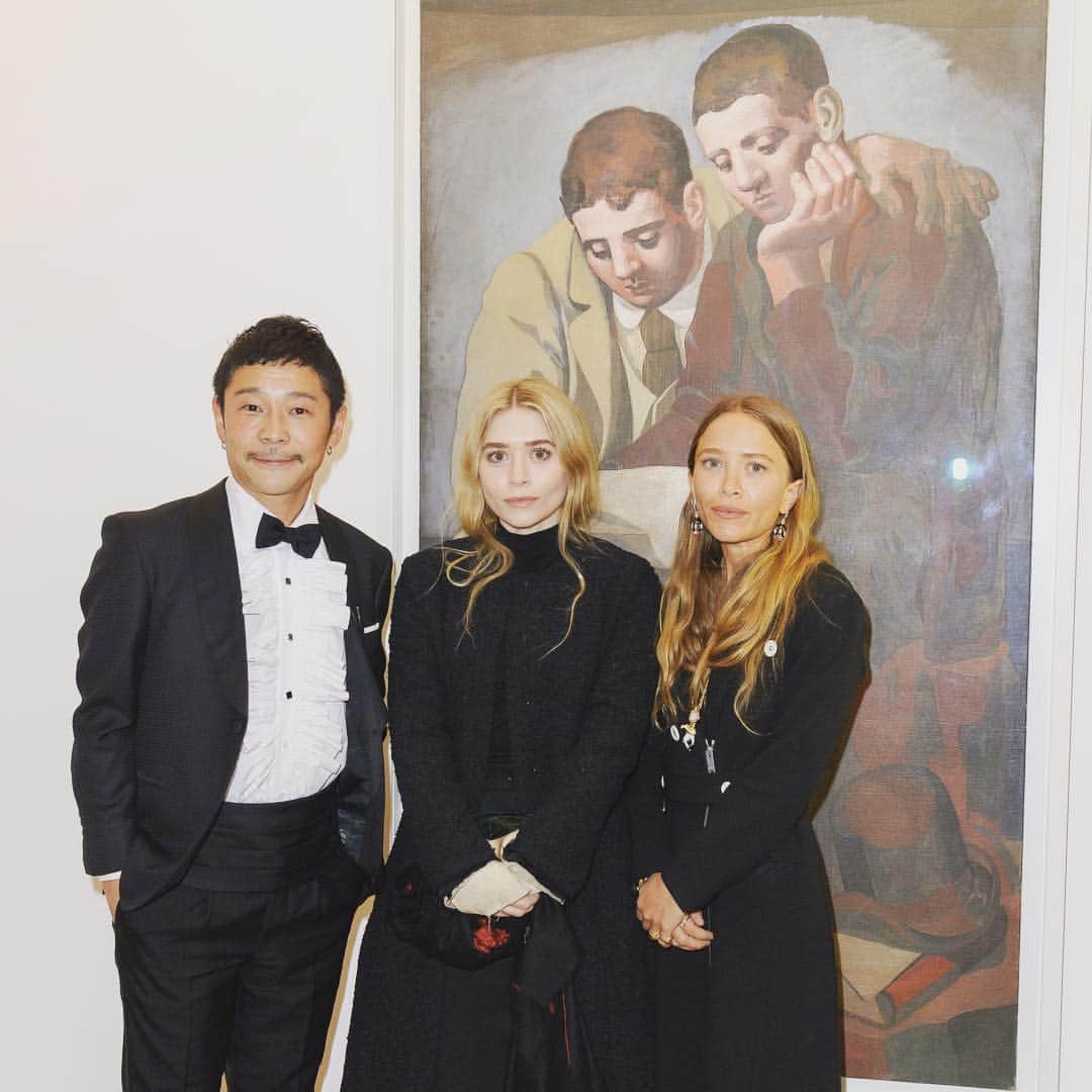 前澤友作さんのインスタグラム写真 - (前澤友作Instagram)「with Ashley Fuller Olsen and Mary-Kate Olsen at #museepicasso」3月10日 21時15分 - yusaku2020