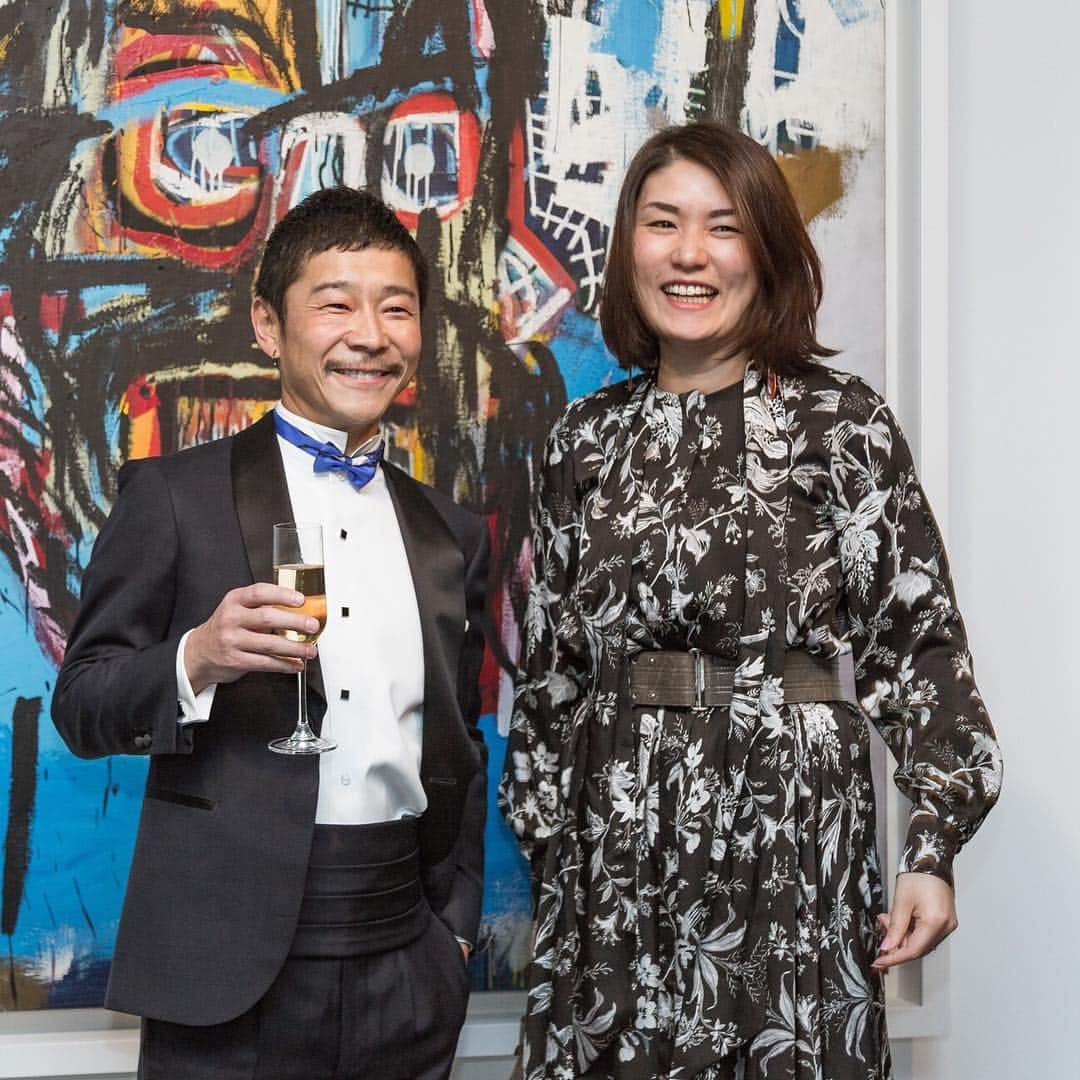 前澤友作さんのインスタグラム写真 - (前澤友作Instagram)「with Yuki Terase who was phone bidding person when bidding this Basquiat! @yuki_terase @brooklynmuseum」3月10日 21時42分 - yusaku2020
