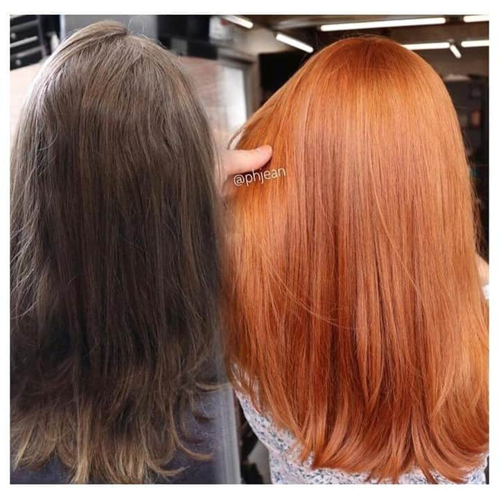 CosmoProf Beautyさんのインスタグラム写真 - (CosmoProf BeautyInstagram)「Penny for your thoughts.💰This copper transformation has us crushing on Schwarzkopf's new Dusted Rouge Collection & Pastelfier Shade ✨ "You don’t have to bleach or pre-light everytime you want a light copper hair.. If the hair is virgin or colored above level 6 there’s tons of techniques you can use to achive a light result without lightner! On the NEW @schwarzkopfpro Igora #RoyalTakeOver #dustedrouge Collection, there is a new tool called Pastelfier that complements the Royal Takeover pallet.. this will help increase the power of your color and also transform the pigment into a pastel version of it. Pastelfier is about to change you color game! You can mix Pastelfier with the new 7-764 from Dusted Rouge and get this beautiful nude copper that we can’t get tired of!" Hair by: @phjean ・・・ The Schwarzkopf IGORA Royal Takeover Dusted Rouge Collection offers an authentic, yet sophisticated take on reds with six unpolished shades, from barely-there red hues to deep shaded vintage tones. Available at #cosmoprofbeauty where you are #licensedtocreate . . . . . #repost #schwarzkopf #schwarzkopfprofessional #schwarzkopfpro #igora #igoraroyal #redhead #redhair #redhairs #redhaired #redhaircolor #gingerhair #gingers #copperhair #orangehair #auburnhair #strawberryblonde #dimensionalcolor #colorspecialist #haircoloring #paintedhair #livedinhair #shinyhair #styleartists」3月11日 23時00分 - cosmoprofbeauty