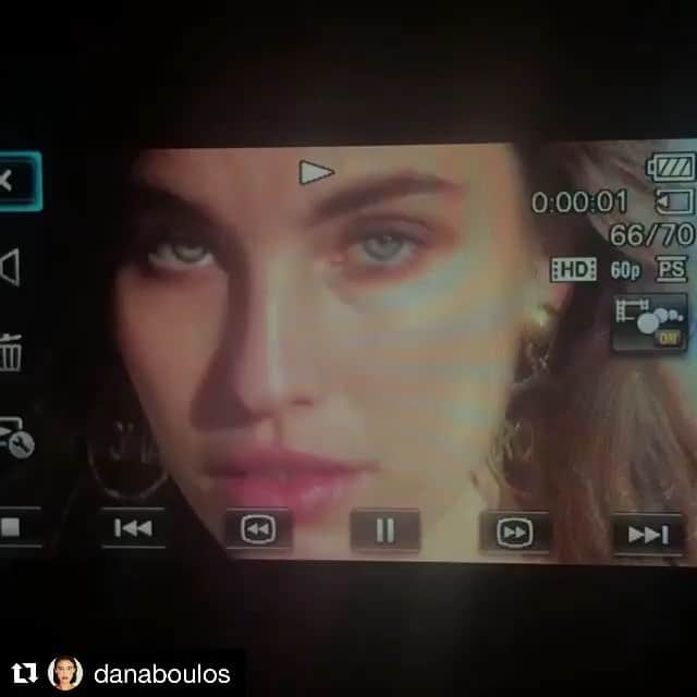 佐々木千絵のインスタグラム：「#Repost @danaboulos with @get_repost ・・・ Happy birthday @emotionallotion ❤️💋💕shot by me 🎞 styled by @keylakeylakeyla 🎡 makeup by @chie1012 coming soon!  Happy to work with talented girls.Can’t wait to see all photos. ❤️仕上がりが楽しみ⭐️」