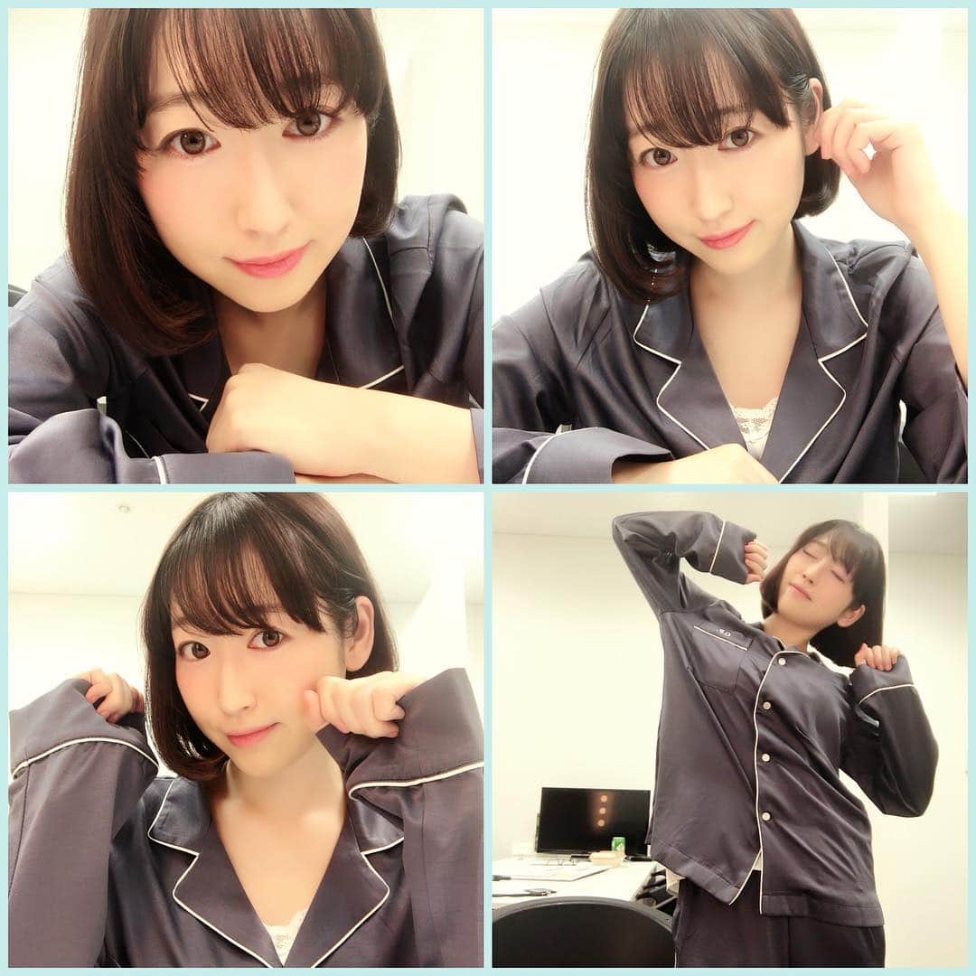 五十嵐由美 五十嵐裕美さんのインスタグラム写真 - (五十嵐裕美Instagram)「Abemaさんの楽屋、すこぶる盛れるので今のうちに稀有な五十嵐ファンの皆さんにファンサしますね☺️✨  すごーく欲しかったパジャマを買えて幸せでつい🙌 Wゆいちゃんたちと被らなくてよかったねー！って ...