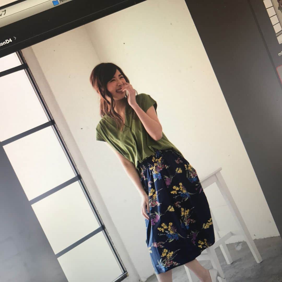 赤谷奈緒子のインスタグラム：「お疲れ様でした💕☺︎ 今日は初めましての現場の撮影📸。 ありがとうございました☺️ . #촬영 #work #📸 #incede #Laveange #イメージビジュアル撮影 #今日も1日楽しかった♡」