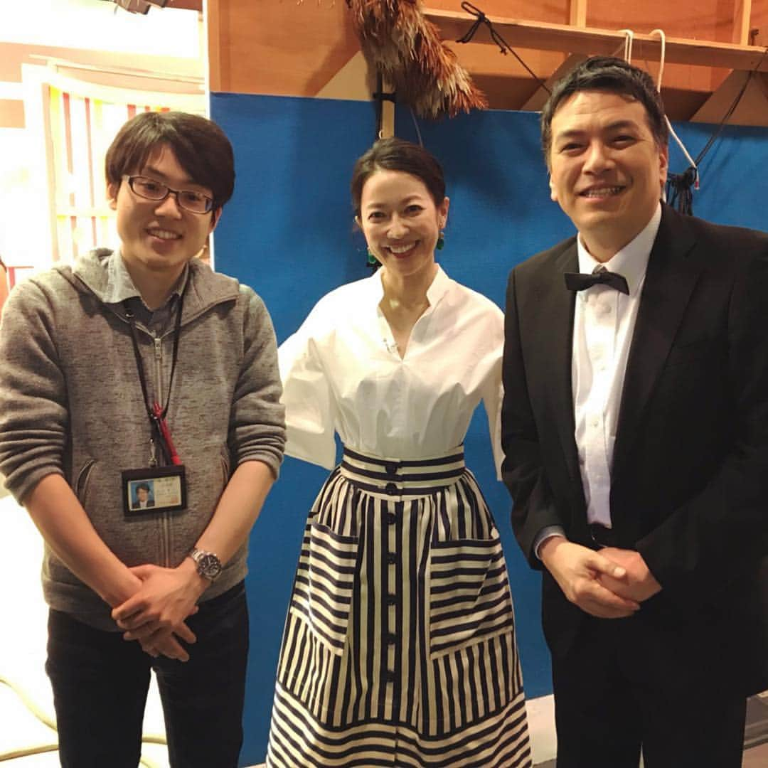 羽田美智子さんのインスタグラム写真 - (羽田美智子Instagram)「あさイチ、有働さんといのっち、柳澤さんお揃いの時に出演できて嬉しかったです💓 能登ロケDの下山さんとベテランアナウンサー宮崎さん！！ #あさイチ #石川県 #金沢 #井ノ原快彦 さん #有働由美子 さん #ERDOS #CARLOTTACANEPA #lachiave #rev k shop」3月15日 10時46分 - michikohada