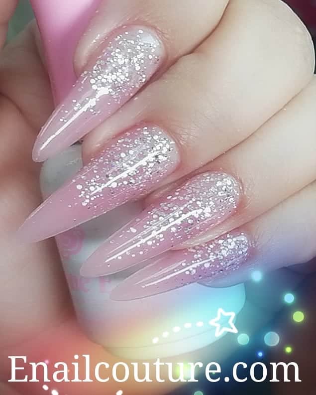 Max Estradaさんのインスタグラム写真 - (Max EstradaInstagram)「Enailcouture.com colored acrylics color powder in eternal beige! Cupid and frozen glitter mix! The pure color with strong pigment and the perfect strength! Perfect for everything from full nails and dip systems and art ! Order at enailcouture.com  seal with glass pink  acrylic powder and shinee gel ! #ネイル #nailpolish #nailswag #nailaddict #nailfashion #nailartheaven #nails2inspire #nailsofinsta gram #instanails #naillife #nailporn #gelnails #gelpolish #stilettonails #nailaddict #nail #💅🏻 #nailtech#nailsonfleek #nailartwow #네일아트 #nails #nailart #notd #makeup #젤네일  #glamnails #nailcolor  #nailsalon #nailsdid #nailsoftheday」3月15日 7時42分 - kingofnail
