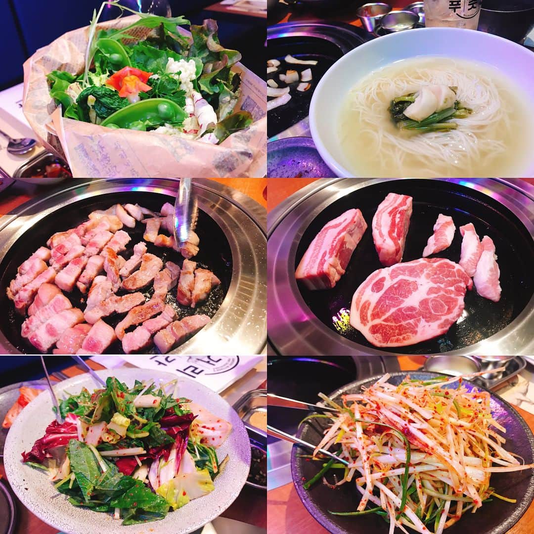 赤谷奈緒子さんのインスタグラム写真 - (赤谷奈緒子Instagram)「昨夜、渋谷にOpenするサムギョプサル食べに、サムゴリプジュッカンへお邪魔してきました☺︎ 内装もとっても綺麗で、ご飯も美味しかった💕 . . #韓国料理 #渋谷 #shibuya  #시부야 #리셉션 #삼거리푸줏간  #3/16日Open♡  #サムゴリプジュッカン #맛있었다 ‼︎ #🐷🐷🐷」3月15日 13時47分 - naokoakatani