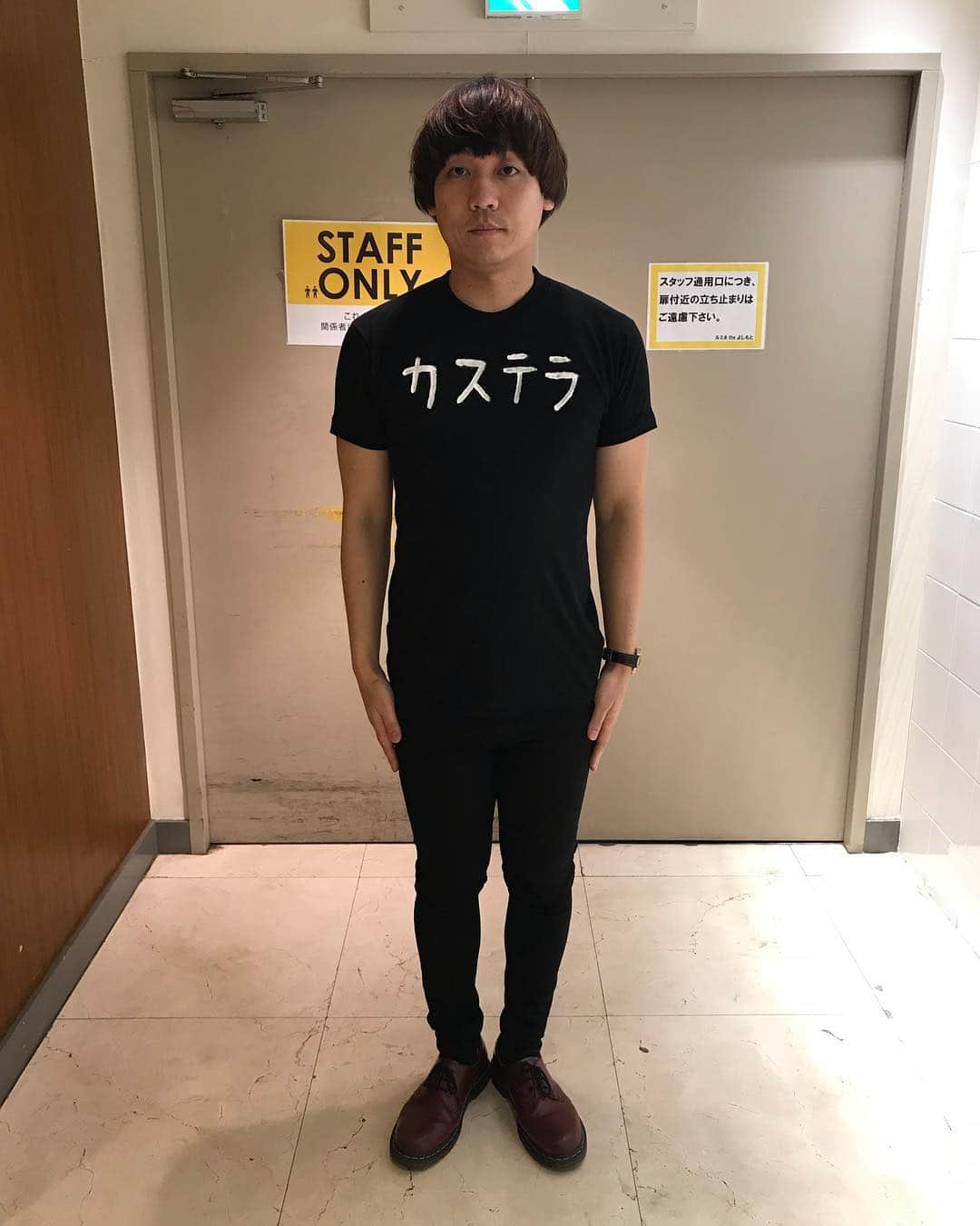 白井鉄也さんのインスタグラム写真 - (白井鉄也Instagram)「今日のTシャツ  カステラ  2018.2/27 #今日のTシャツ #カステラ #castella #Tshirt #2018 #2/27 #Throat #Sutras #新宿 #Shinjuku #ルミネ #rumine #me #tbt #love #cute #instlike #instgood」3月15日 22時35分 - shiraichimon