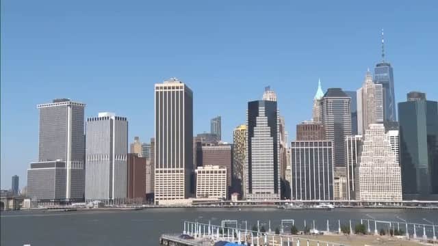 テレビ東京「Newsモーニングサテライト」のインスタグラム：「NYブルックリンのダンボ地区です。マンハッタンがよく見えました。 #モーサテ #きょうのNY  #newyork  #manhattan  #brooklyn  #dumbo」