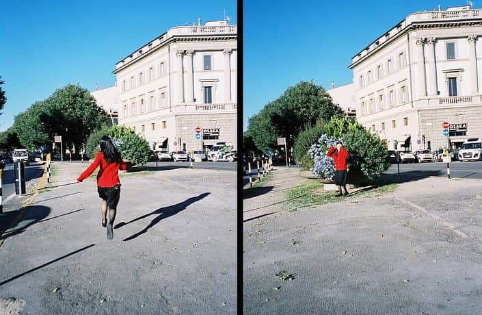 杉咲花のインスタグラム：「🔹🔴 - 2枚目以降は私が撮った写真。 イタリアの空、いつも青くてかっこよかった。 いっぱい撮った #ユートピア」