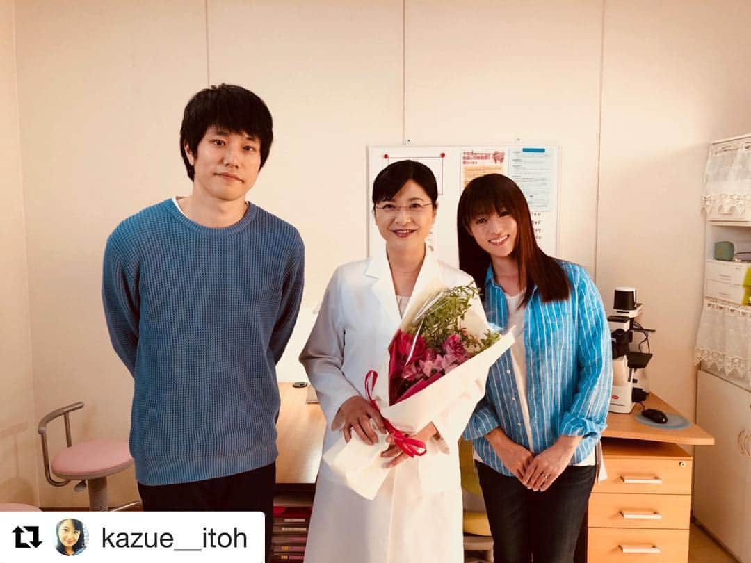 フジテレビ「隣の家族は青く見える」のインスタグラム：「. #Repost @kazue__itoh with @get_repost ・・・ #隣の家族は青く見える #深田恭子 ちゃん #松山ケンイチ くん #フジテレビ 3月22日(木)22:00からは最終回放送です！」