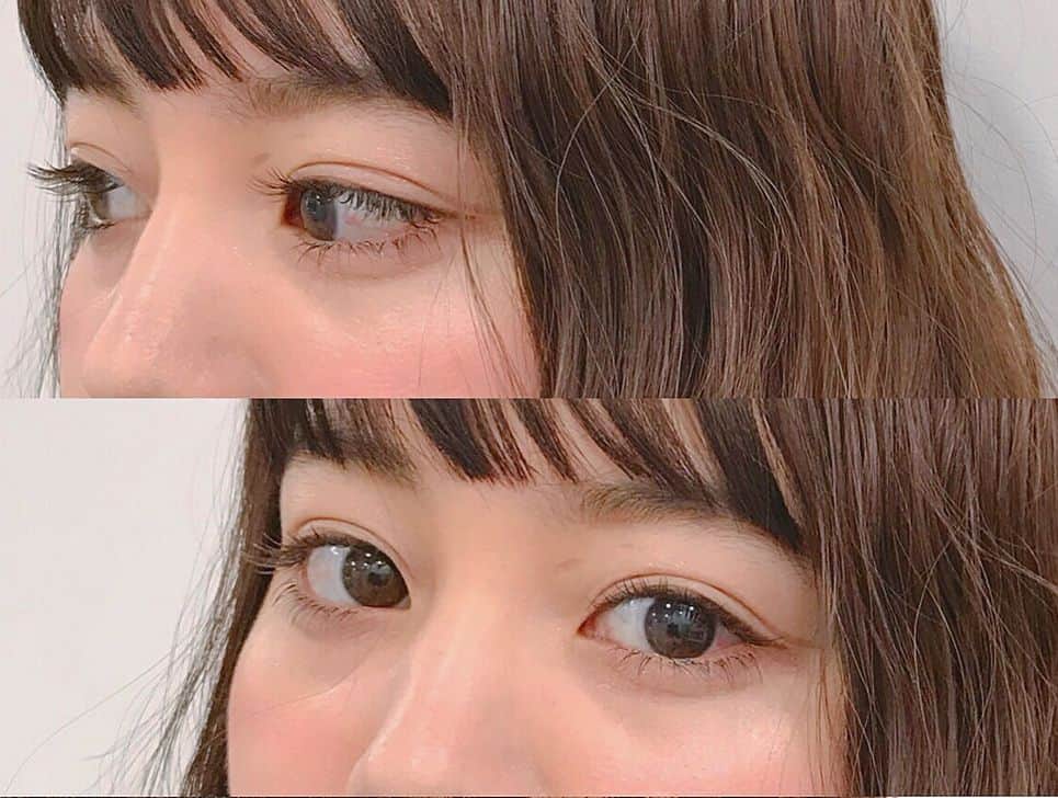 NANAMIさんのインスタグラム写真 - (NANAMIInstagram)「new eyelash #khakibrown  #black  MIX❤︎ 今回細さを0.1㎜にして細くしたんだけどこっちの方が軽いし目おっきく見える😍😍 しばらくはこれでいこうかなぁ♡♡ 横から見てもナチュラルでいい感じ〜🤭💕 まゆ〜ありがと💕 #eyelash #lbyhome #home #harajuku #マツエク」3月18日 23時07分 - nanami023