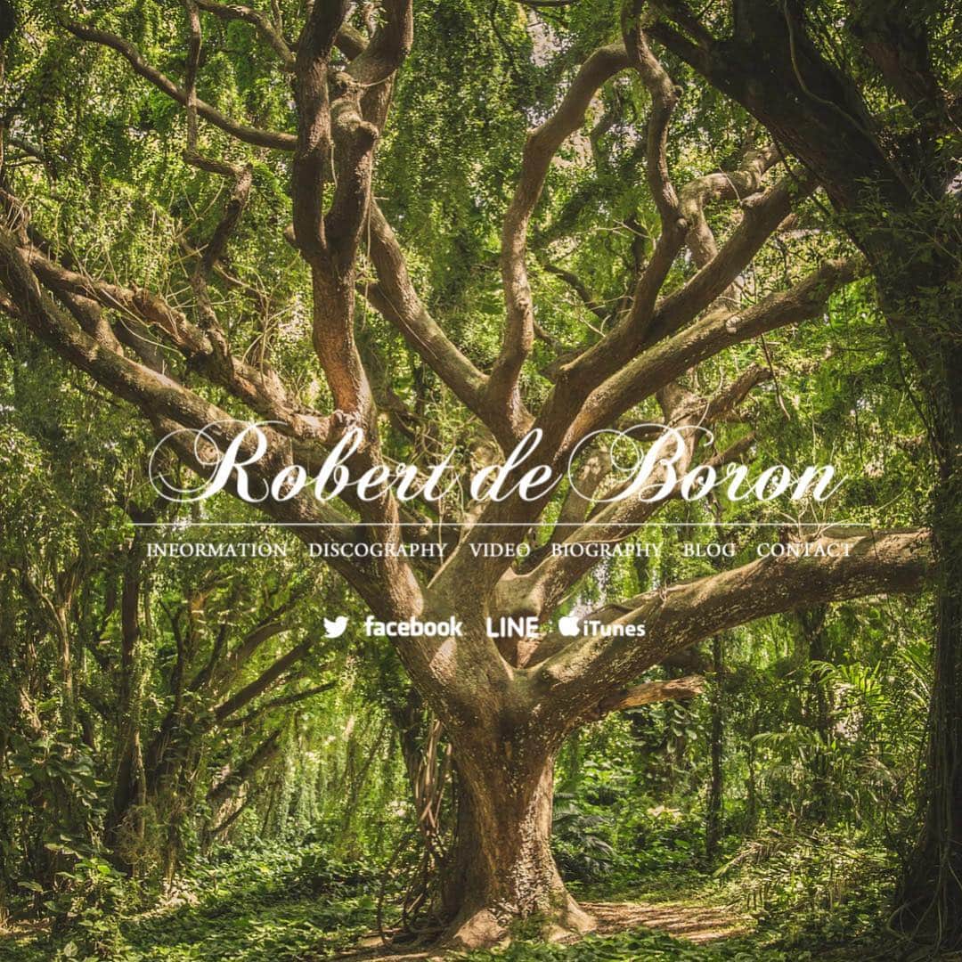 Robert de Boronのインスタグラム：「ホームページリニューアル〜 ブログもこちらにお引っ越しです✨僕のプロフィールから行けます🙋‍♂️ アメブロ様にはずいぶんとお世話になりました(感謝  robertdeboron.com」