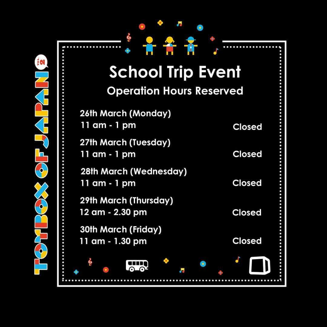 CUBE_1 Kuala Lumpurさんのインスタグラム写真 - (CUBE_1 Kuala LumpurInstagram)「Second Announcement for Operation Hours Reserved due to School Trip Event. @cube1kl will be closed on following day: 26.03.18 (Monday) 11am - 1pm 27.03.18 (Tuesday) 11am - 1pm 28.03.18 (Wednesday) 11am - 1pm 29.03.18 (Thursday) 12pm - 2.30pm 30.03.18 (Friday) 11am - 1.30pm … You are welcome to visit during normal operation hour from 11am - 8.30pm. Apologies for making the inconvenient caused … Official Website for more information (link in bio)」3月20日 11時32分 - cube1kl