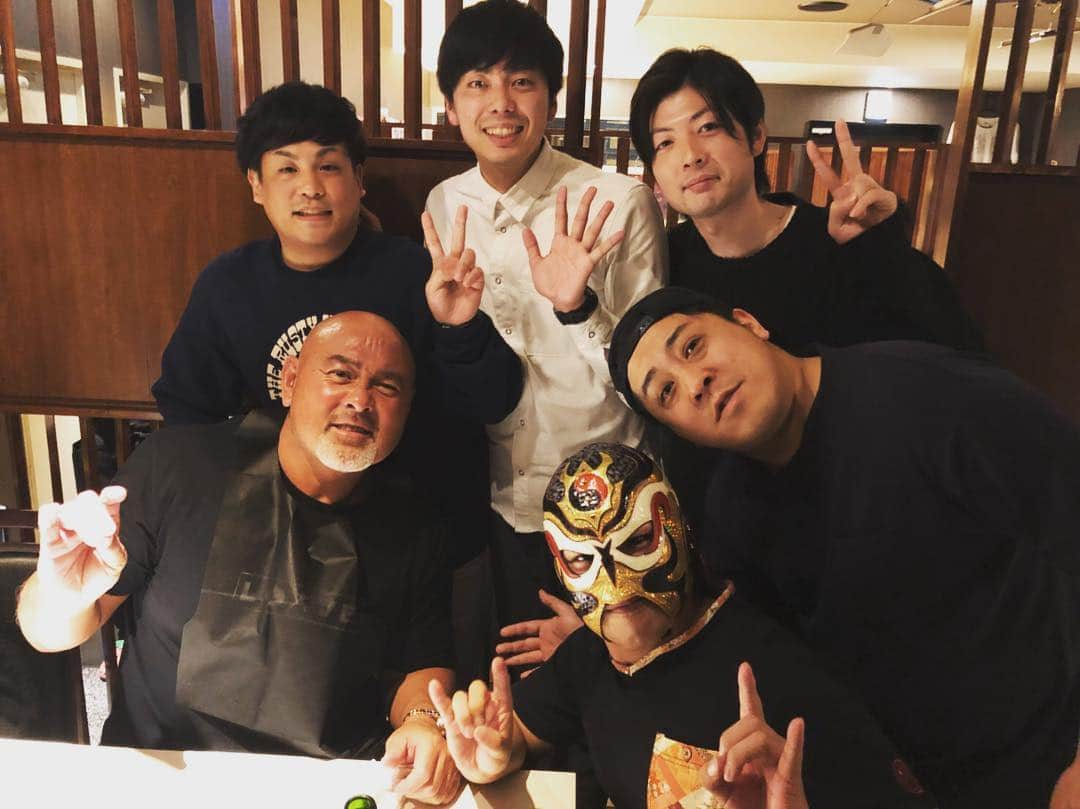 大野大輔さんのインスタグラム写真 - (大野大輔Instagram)「#武藤敬司 さん#焼肉Dining610#アンディ・ウー さん」3月21日 0時31分 - ohnodaisuke