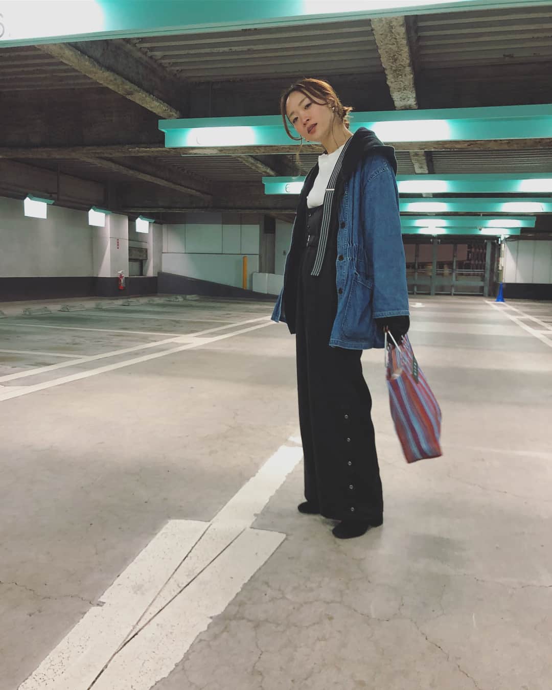 野尻美穂のインスタグラム：「昨日の。 スキーパンツ🙆‍♀️ #fillthebill #phenny #unused #marni」