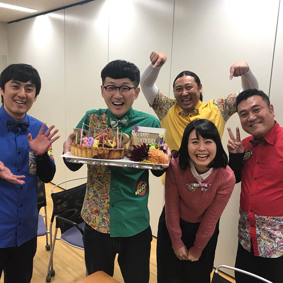 馬場裕之のインスタグラム：「39歳お祝いしていただきました😍 ありがとうございます🙇🏻‍♂️ #ザキとロバ  #メーテレ  #ルコネッサンス」