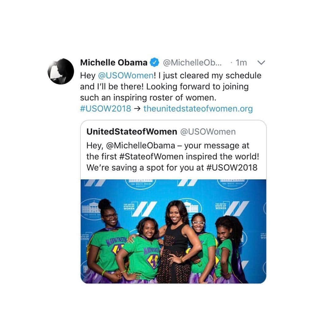 ミシェル・オバマさんのインスタグラム写真 - (ミシェル・オバマInstagram)「✨✨✨@usowomen」3月23日 1時17分 - michelleobama