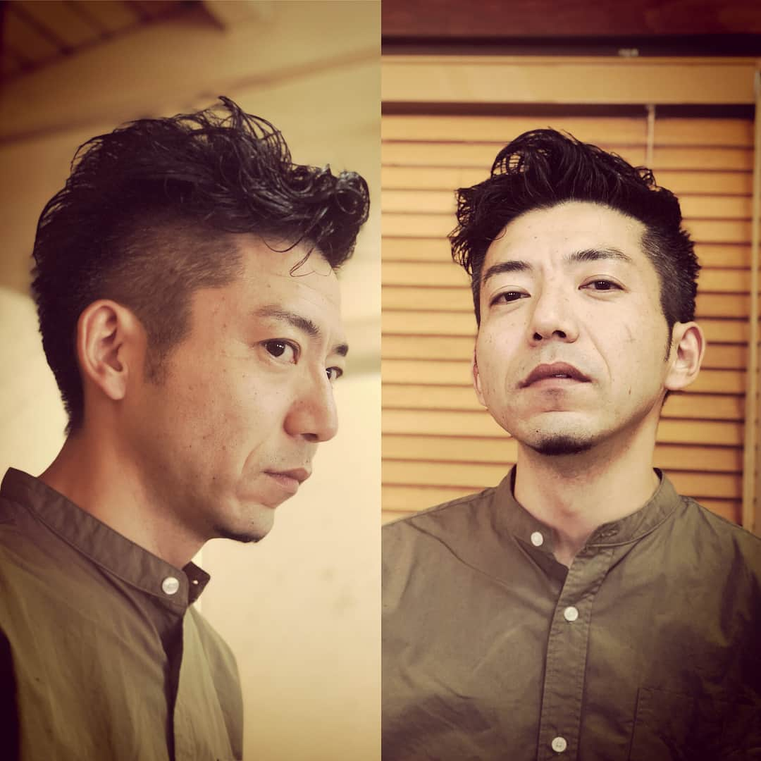 杉本知香さんのインスタグラム写真 - (杉本知香Instagram)「エロい2人✂️🌟 どぶろっくはバコバコテレビレギュラーだそうです😆 コバさんと どぶろっくは別撮りらしく2人とも番組内で会った事無いらしいですが（笑） コバさん、春なので絶妙に髪型変えました😝 もみあげからサイドは2㎜、両サイド顳顬上の生え際をさらに刈り上げてスッキリ✂️ 髭は3㎜🌟 #ケンドーコバヤシ#ケンコバ#あんぎゃー #にけつッ #tenga茶屋#ケンコバのバコバコテレビ #サンテレビ #漢 #レスラー体型#キン消し 体型#lewisleathers  #どぶろっく#どぶろっく森#もしかしてだけど 〜🎶#女女女 🎶 #ポートレート#中目黒美容室 @doburockmorishintaro」3月23日 13時45分 - sugimotoc