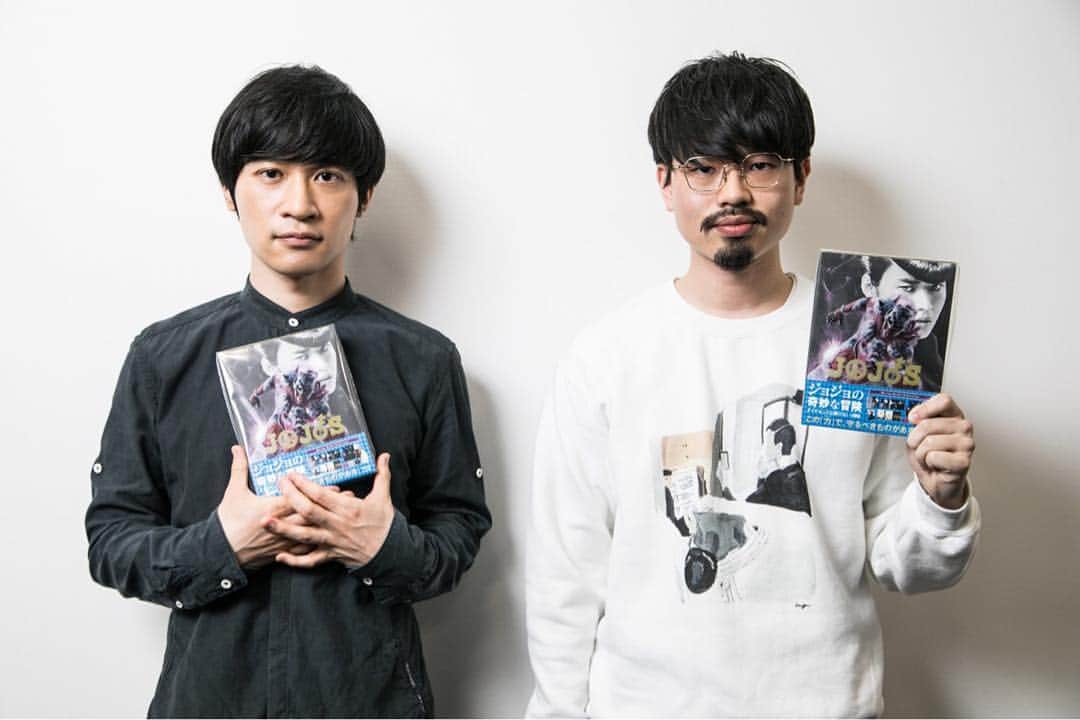 映画「ジョジョの奇妙な冒険」のインスタグラム：「小出祐介(Base Ball Bear)×ハマ・オカモト(OKAMOTO’S)の対談がリアルサウンド映画部のサイト内で本日公開💎 . 映画『ジョジョの奇妙な冒険 ダイヤモンドは砕けない 第一章』DVD＆Blu-rayの発売をうけて、原作ファンでもあるお二人に本作の魅力を語っていただきました！ お二人からのコメントも到着✨ . 小出祐介(Base Ball Bear)「原作ファンはまず観たほうがいい。原作を知らない人はこの異様な世界観に動揺してもらいたい。」 . ハマ・オカモト(OKAMOTO’S)「すっごいよ、すごいから観て！」 . 【リアルサウンド映画部】お二人の対談インタビューはこちらから⬇︎ http://realsound.jp/movie/2018/03/post-173986.html . #小出祐介 #baseballbear #ハマオカモト #okamotos #ジョジョ映画」