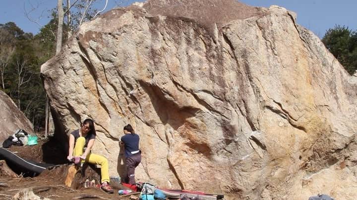 のインスタグラム：「メバル 1/2級 #比叡 #ヤケダケ #climbing #bouldering」