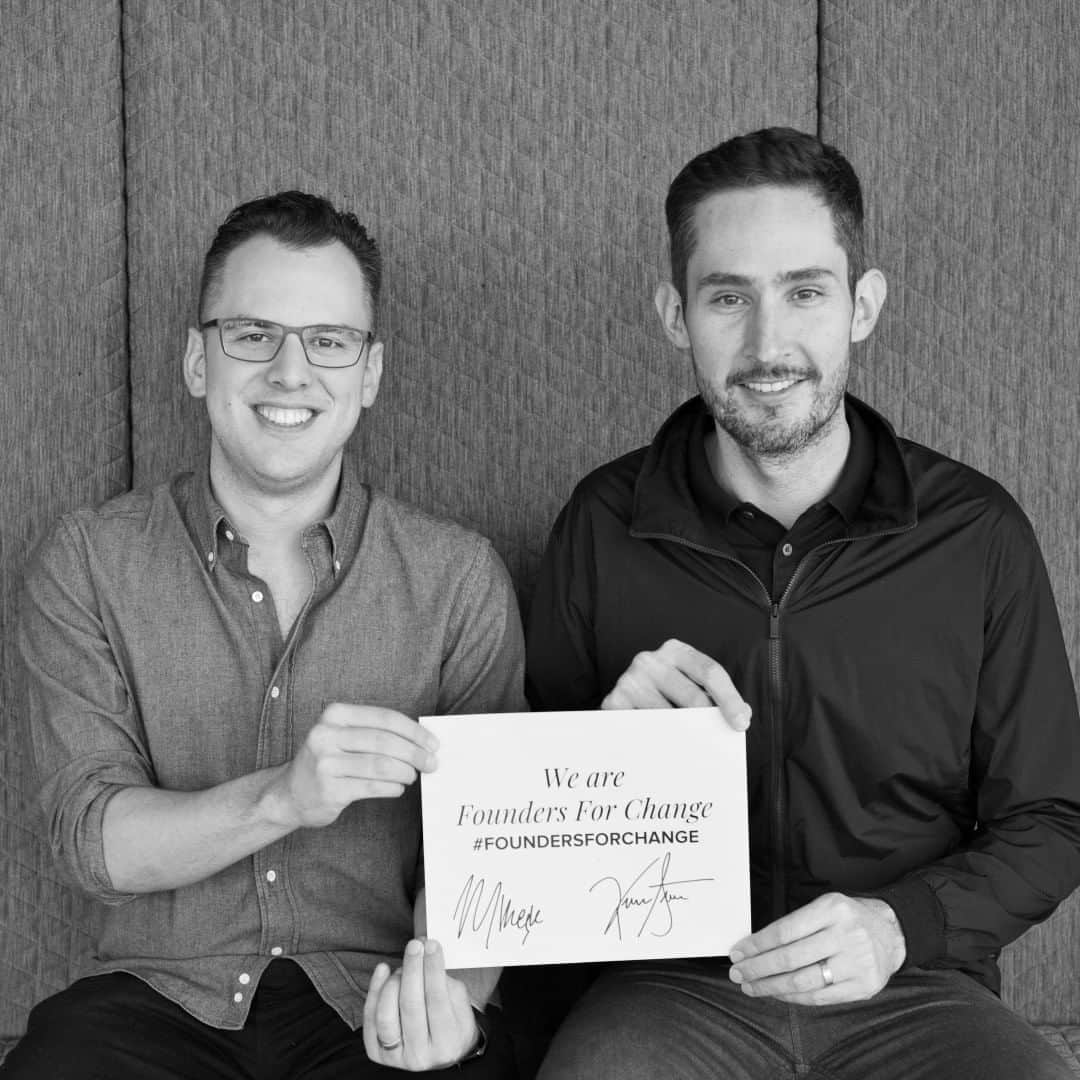 Mike Kriegerさんのインスタグラム写真 - (Mike KriegerInstagram)「@kevin and I are excited to be part of #foundersforchange, expressing our commitment to building a diverse team and pushing for more inclusion in both the startup and investment communities. I was lucky enough that my first startup job was working at Meebo, co-founded by Elaine Wherry and Sandy Jen, two phenomenal women, and they've set an example I strive to continue to follow in building a diverse team and inclusive culture. Check out some of the other entrepreneurs who've signed on at foundersforchange.org.」3月24日 6時24分 - mikeyk