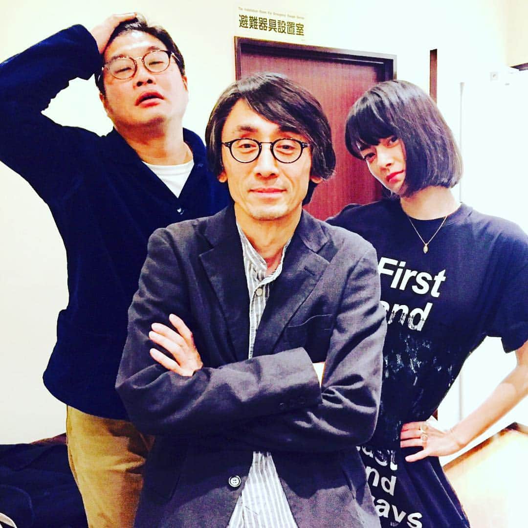 松尾諭のインスタグラム：「ダイハチ with M #羊の木 #吉田大八 #市川実日子」
