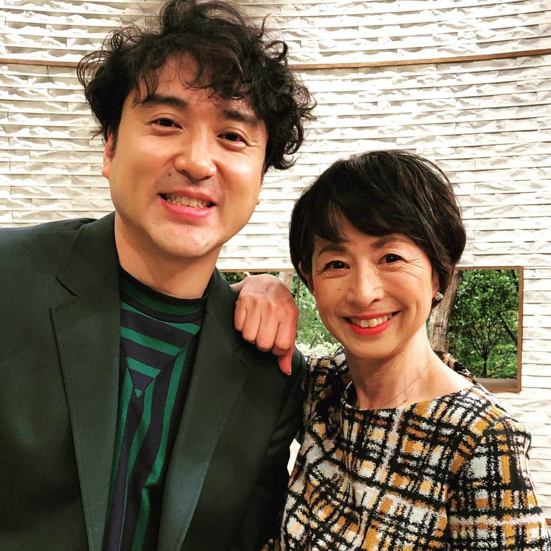 ムロツヨシさんのインスタグラム写真 - (ムロツヨシInstagram)「、 載せそびれた、 阿川さんとの写真、  阿川さんいいわー、 と思いましたさ、」3月24日 11時32分 - murotsuyoshi0123