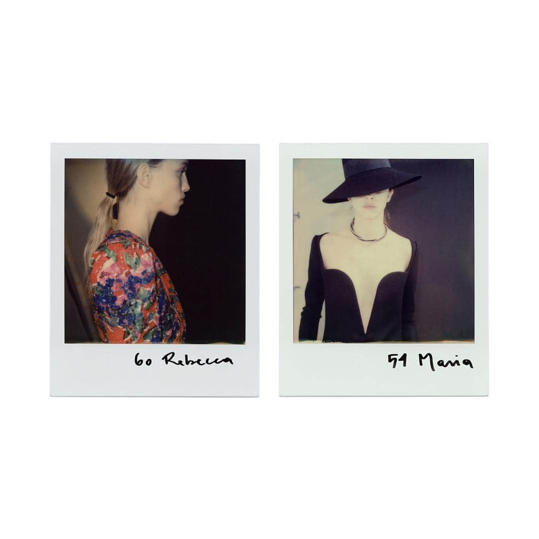 サンローランさんのインスタグラム写真 - (サンローランInstagram)「REBECCA & MARIA- FITTING GRAND PALAIS - PARIS WINTER 18 by @anthonyvaccarello POLAROIDS by ARNAUD MICHAUX #YSL #SaintLaurent #YvesSaintLaurent #Winter18 #PFW」3月24日 17時50分 - ysl