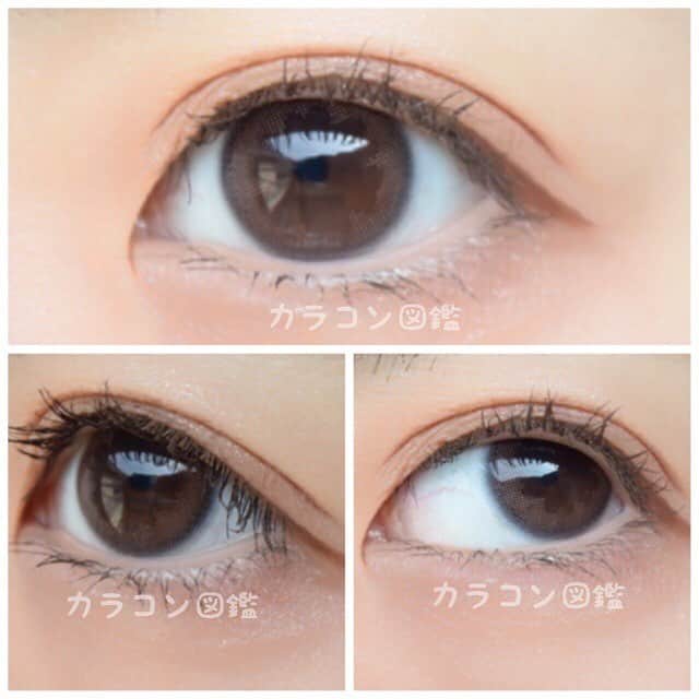 カラコン図鑑のインスタグラム：「カラコンレポ💓 . ▼カラコンレポはプロフィールの リンクから読んでください⭐ 【@karaconzukan】 . . 学校や職場にもつけていける ナチュラルカラコン❤️ . 裸眼に近いけど 垢抜けられるカラコンです🤔 . よーく見ると お花柄なのも可愛いです🌸💕 . . 付け心地など、詳細は topにあるブログをクリックして 読んでください💓. . レポ記事はこちら▼ ・ http://karakon.me/repo_eyecloset_cb/ . . #カラコン #カラコンレポ #ブラウンカラコン #brown #ナチュラルカラコン  #コンタクトレンズ #レポ #love #folllowme  #follow#instagood #girl #cosme #失敗しないカラコン選び  #アイメイク #コスメ #盛れる #メイクアップ #メイク」