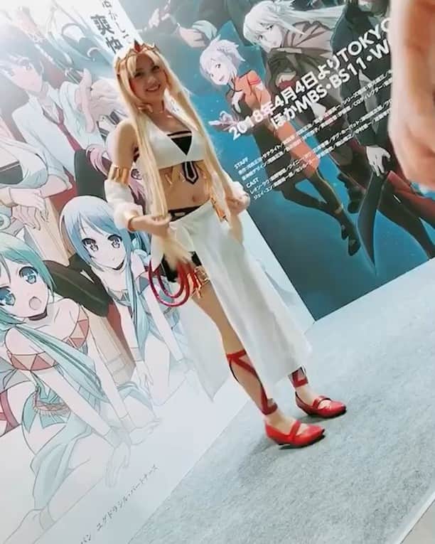 のインスタグラム：「AJ2日間ありがとうございました！💗 #桃月なしこ #なしこたそ #アニメジャパン #animejapan  #aj #百錬の覇王と聖約の戦乙女 #フェリシア #百錬覇王 #コスプレ #コスプレイヤー #cosplay  #cosplayer #bilibili」