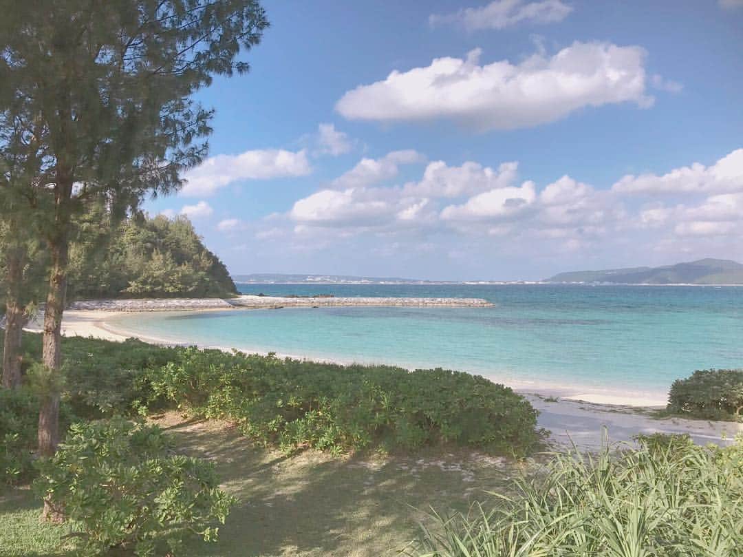 のインスタグラム：「・ 今日は暖かくて過ごしやすかったですね🐥✨ 沖縄を思い出す〜！ 皆さんはこの春遠出しましたかー？💡 #沖縄の海 🏝」