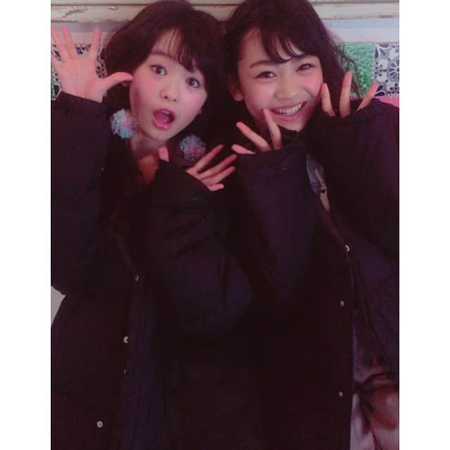 ニコ☆プチのインスタグラム：「🤗 九州こんびっっっ #ニコプチ#藤村木音#安村真奈#福岡#熊本」