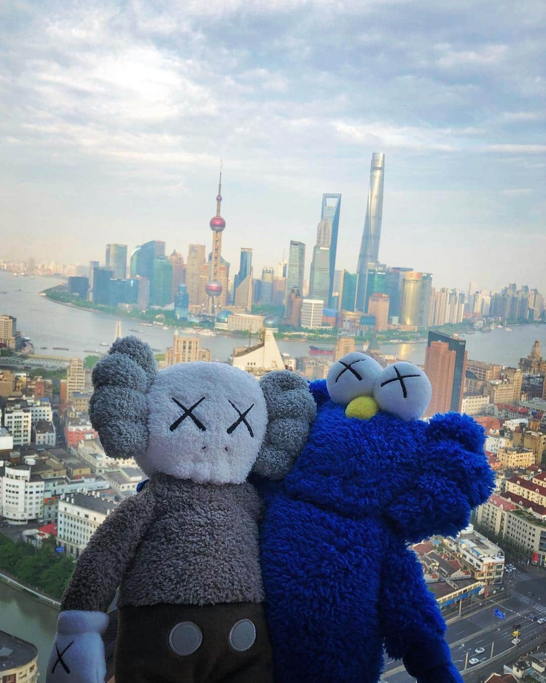 アンジェラベイビーさんのインスタグラム写真 - (アンジェラベイビーInstagram)「你好上海 💌  #shanghai #kaws #allrightsreserved」4月21日 18時48分 - angelababyct