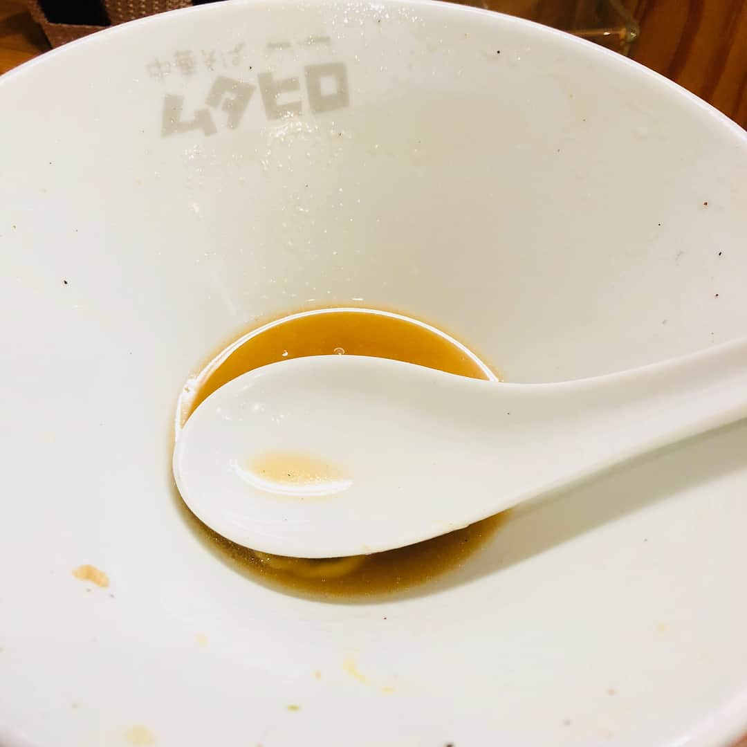 金村義明さんのインスタグラム写真 - (金村義明Instagram)「#ムタヒロ#煮干しラーメン#超劇うまままままままままし」4月21日 23時05分 - yoshiaki_kanemura