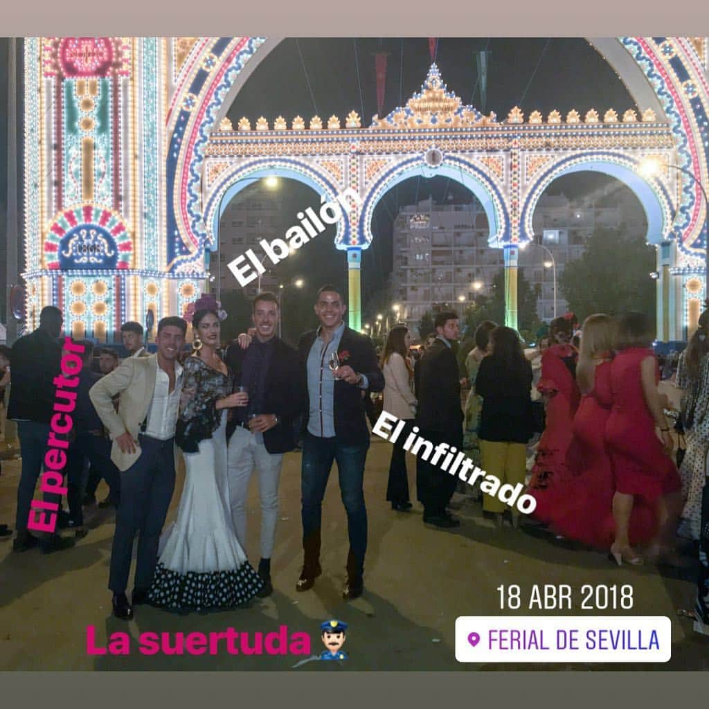 ハイメ・ヒメネスのインスタグラム：「Disfrutando de la feria con grandes personas! 💃🏻👌🏻🥂」