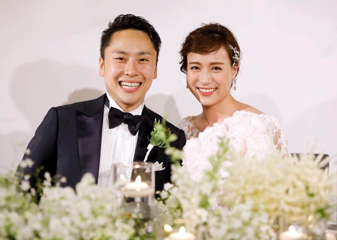 太田雄貴さんのインスタグラム写真 - (太田雄貴Instagram)「Wedding party last night.  昨日は披露宴でした。 大好きな方々に囲まれて本当に幸せな時間を過ごす事が出来ました。  今後は夫婦で協力して一生懸命頑張って参ります。  皆さま、今後ともよろしくお願いします🙇‍♂️ #trunkhotel」4月23日 17時21分 - yuki_ota_fencing