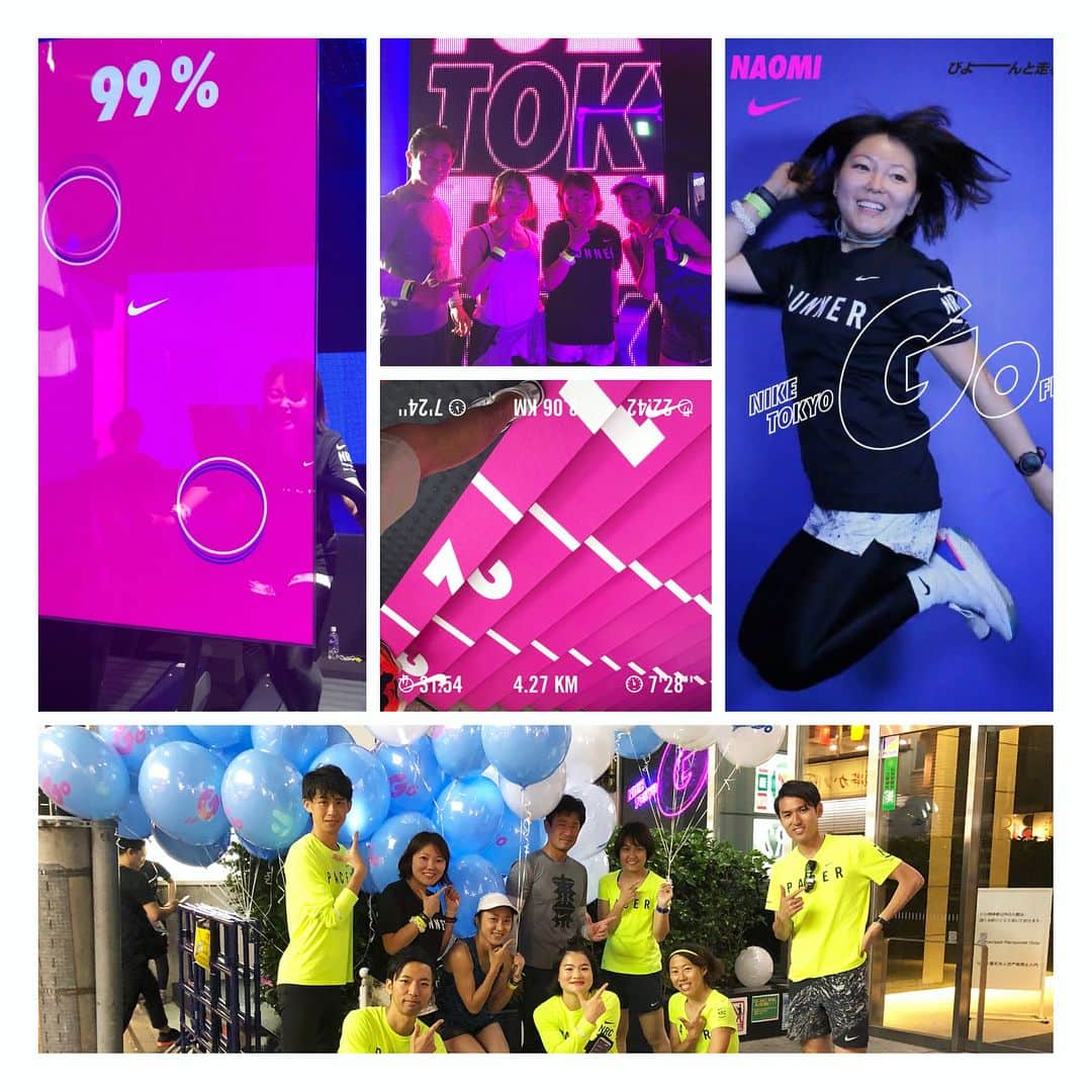 run+さんのインスタグラム写真 - (run+Instagram)「NIKE TOKYO GO FES Day2 ライブを満喫した昨日に引き続き、今日はランを満喫。 昨日はあんなに楽しく見てたけど、自走式トレッドミルは見るのとやるのじゃ大違い！！想像以上のキツさ(;´∀｀) なんとか100%でUNLOCK🔓 後のライブへと繋げられホッと一安心。 #tokyogo #自走式トレッドミルでハムスター気分🐹 #ハムスターになれる場所  #Niketokyo #NIKE #ナイキ #ナイキプラス  #NRC #NRCTOKYO #リアクト #ふわかるびよーん #ラン #ランニング  #ランニング女子  #街ラン #街RUN #RUN #RUNNING #RUNNER #RUNNERGIRL #RUNGIRL #CITYRUN #aday #japan #Runday #RunLovesLife」4月23日 15時08分 - runplus