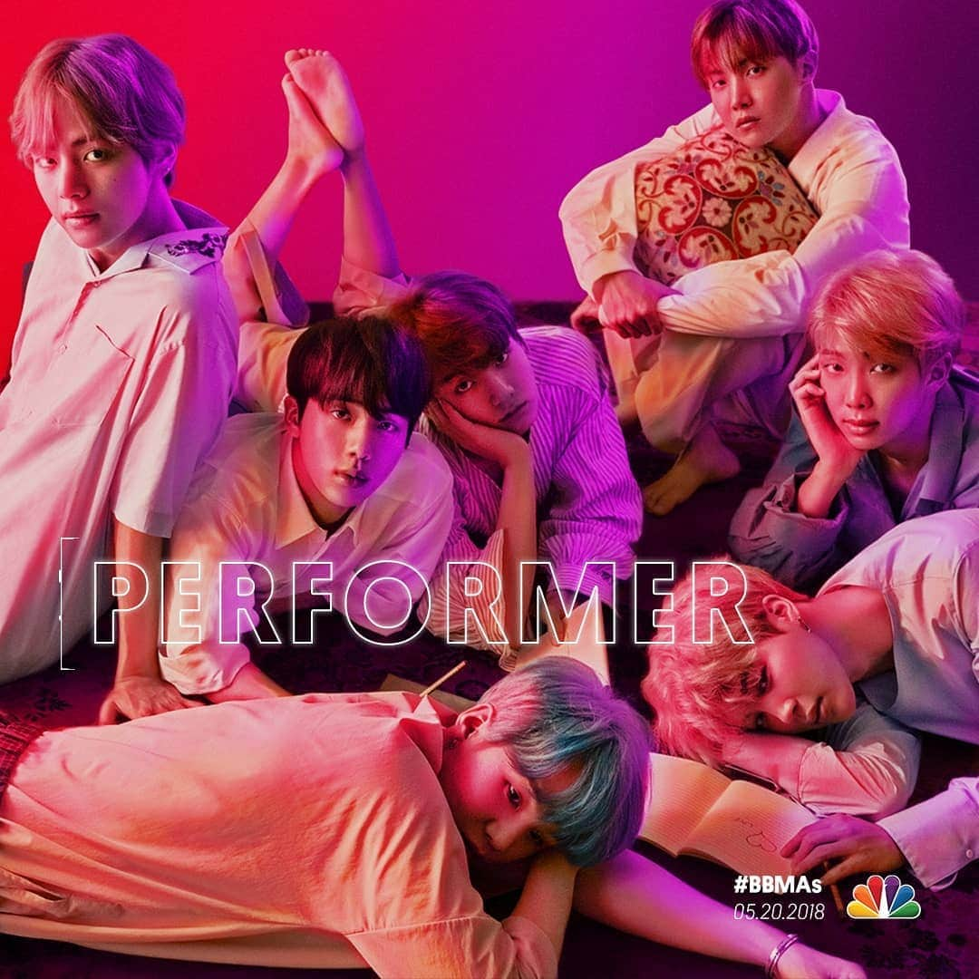 BTSさんのインスタグラム写真 - (BTSInstagram)「We are so excited to be back at the @BBMAs and this time we're PERFORMING! #BTS_BBMAs  2018년 빌보드 뮤직 어워즈도 함께 할 수 있도록 해준 아미들에게 감사합니다!🎉🎉 퍼포머로서의 #방탄소년단, 많이 기대해주세요💜」4月24日 23時02分 - bts.bighitofficial