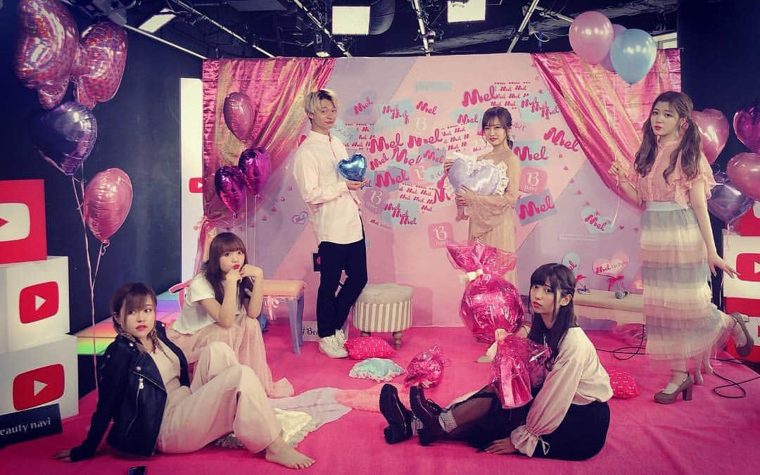 AKIさんのインスタグラム写真 - (AKIInstagram)「【Mel 1st Party】 #YouTubeSpaceTokyo  Youtuberの #歩乃華 #ねお #SARA #ゆん #きぬ #楠ろあ Thanks!」4月3日 18時31分 - aki19900130