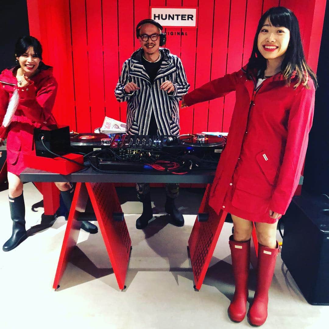 のインスタグラム：「#ラーナーズ  #hunterboots #hunterginza」