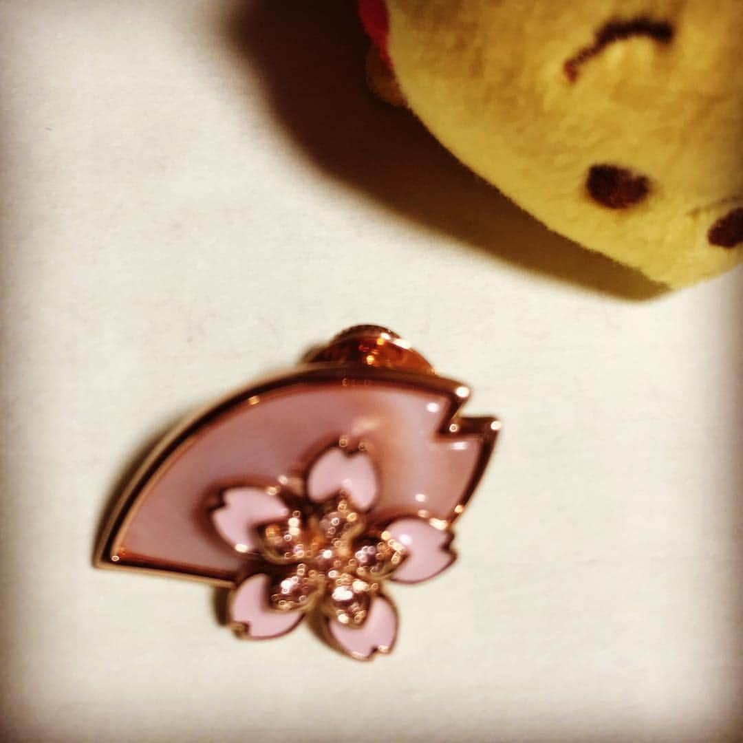 尾木直樹さんのインスタグラム写真 - (尾木直樹Instagram)「最後の桜🌸🌸ブローチ🌸🌸まだ新品❣️購入したてです^_^ #ブローチ  #桜  #お別れ  #寂しい  花の命は短いですねーー」4月3日 19時38分 - oginaoki_ogimama